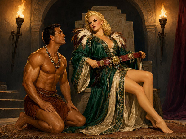 Qwen Image 2.1 — Tribal Guardian's Desire — Pin-Up