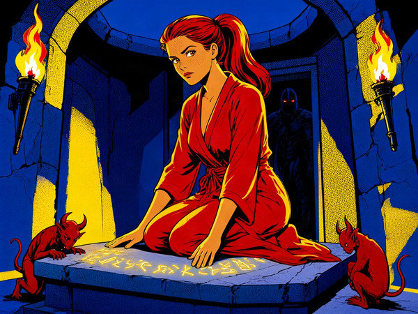 Qwen Image 2.1 — Altar of Desire — Pop Art
