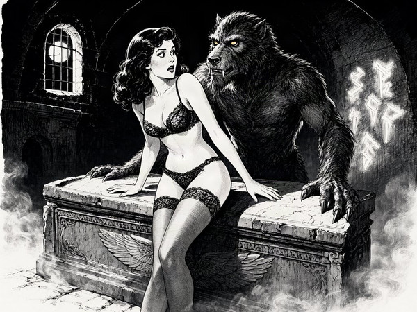 Qwen Image 2.1 — Moonlit Horror-Erotica Blend — Pulp Ink