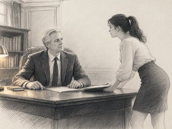 Qwen Image 2.1 — Office Heat Classics — Sketch
