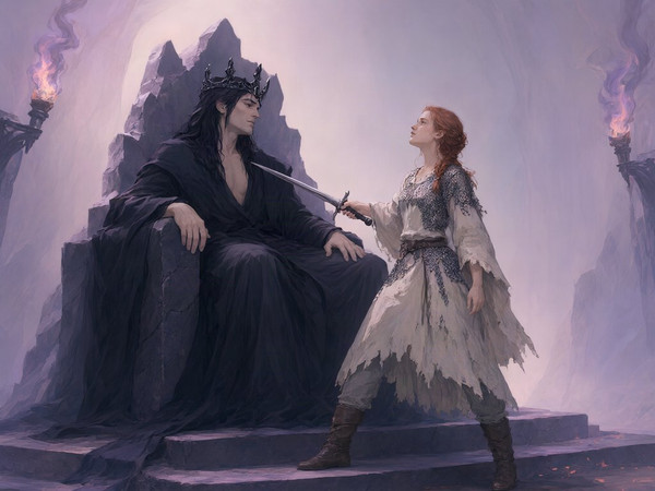 Qwen Image 2.1 — The Shieldmaiden and the Dark Lord — Soft