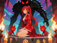 Qwen Image generated image for Altar of Desire - Anime