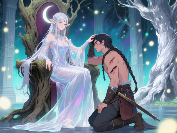 Qwen Image — The Elven Queen's Champion — Anime