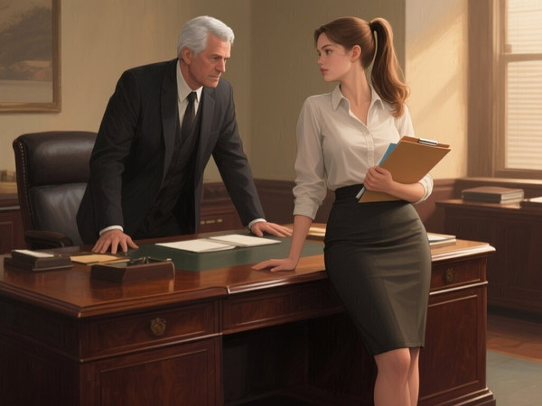 Qwen Image — Office Heat Classics — Digital Art