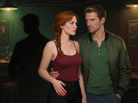 Qwen Image generated image for Speakeasy Hidden Tension - Digital Art