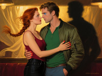 Qwen Image — Speakeasy Hidden Tension — Classic Romance