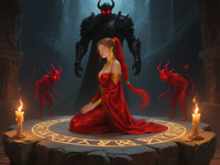 Qwen Image — Altar of Desire — Epic Fantasy