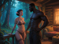 Qwen Image — Cabin in the Woods — Epic Fantasy