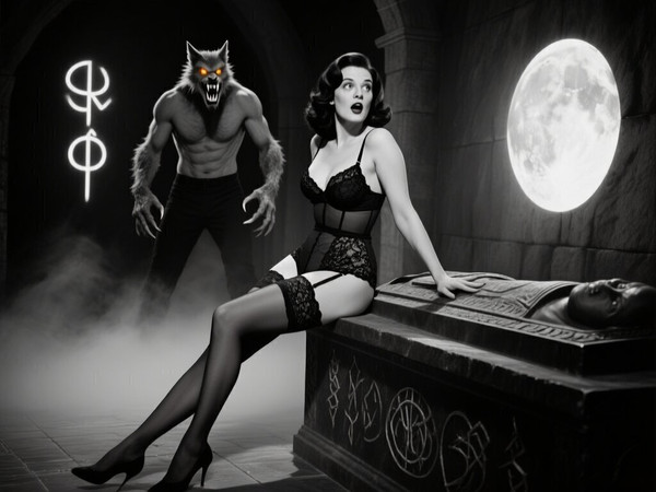 Qwen Image — Moonlit Horror-Erotica Blend — Film Noir