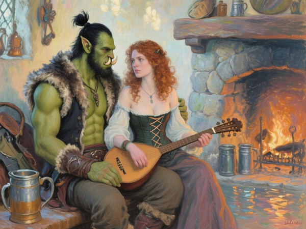 Qwen Image — After the Quest — Impressionism