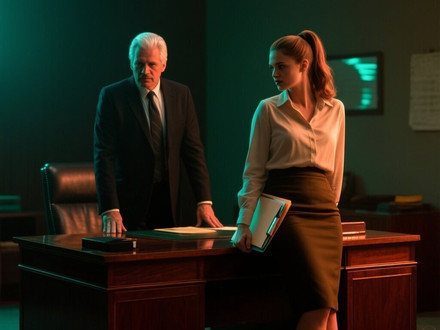 Office Heat Classics — Neo Noir — Qwen Image