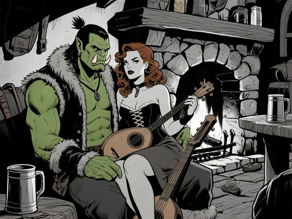 Qwen Image — After the Quest — Noir Comic