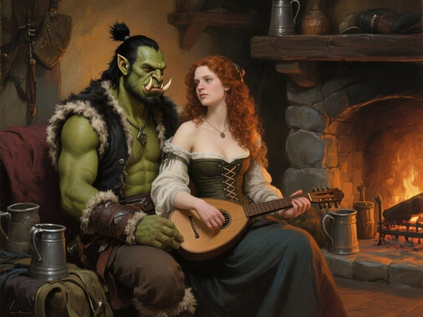 Qwen Image — After the Quest — Oil Painting