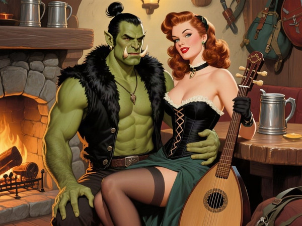 Qwen Image — After the Quest — Pin-Up