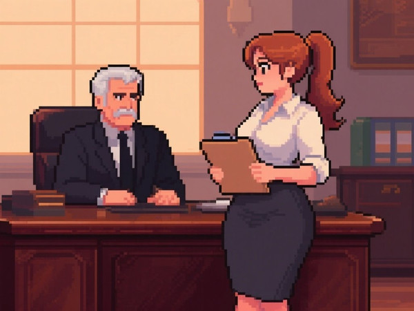 Qwen Image — Office Heat Classics — Pixel Art