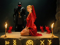 Qwen Image — Altar of Desire — Polaroid