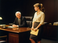 Qwen Image — Office Heat Classics — Polaroid