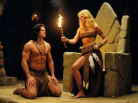 Qwen Image — Tribal Guardian's Desire — Polaroid