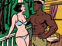 Qwen Image — Cabin in the Woods — Pop Art