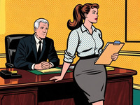 Qwen Image — Office Heat Classics — Pop Art