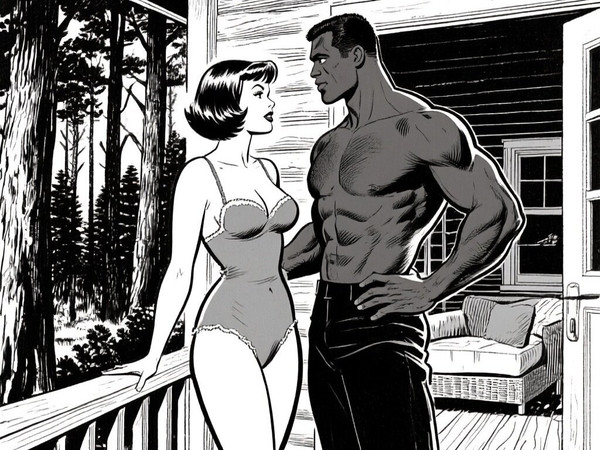 Qwen Image — Cabin in the Woods — Pulp Ink