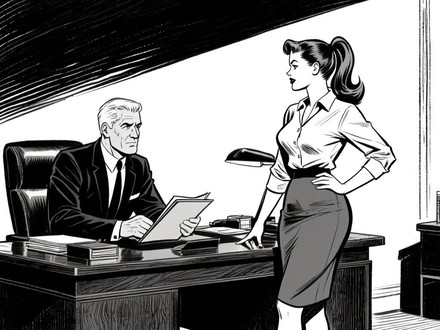 Office Heat Classics — Pulp Ink — Qwen Image