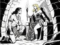 Qwen Image — Tribal Guardian's Desire — Pulp Ink