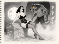 Qwen Image — Moonlit Horror-Erotica Blend — Sketch