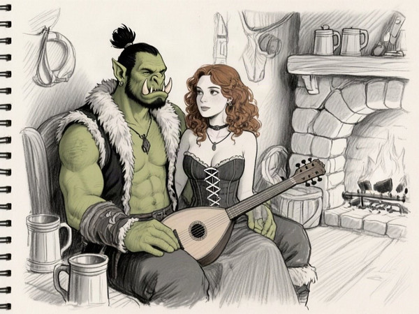 Qwen Image — After the Quest — Sketch