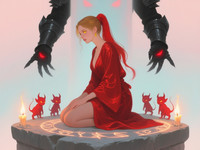 Qwen Image generated image for Altar of Desire - Soft