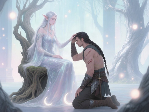 Qwen Image — The Elven Queen's Champion — Soft