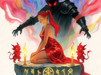 Qwen Image generated image for Altar of Desire - Watercolor