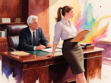 Office Heat Classics — Watercolor — Qwen Image