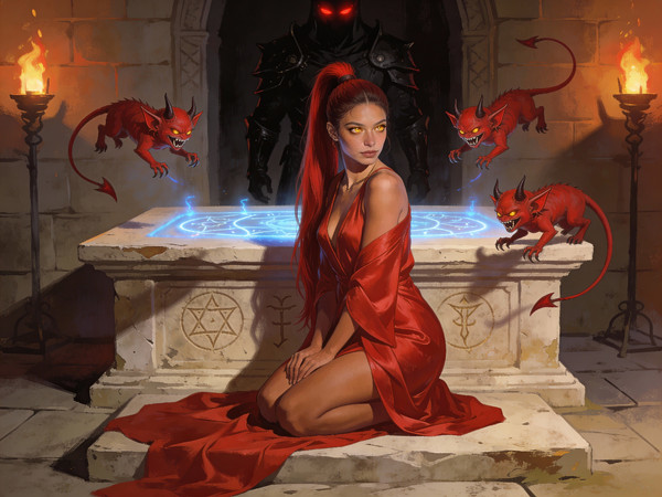 Seedream V4.5 — Altar of Desire — Digital Art