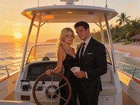 Seedream V4.5 — Luxury Yacht Romance — Digital Art