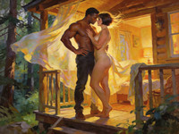 Seedream V4.5 — Cabin in the Woods — Classic Romance