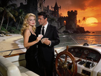 Seedream V4.5 — Luxury Yacht Romance — Dark Fantasy