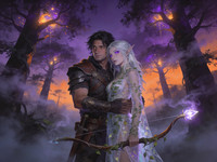 Seedream V4.5 — Fantasy Romance in the Whispering Grove — Epic Fantasy
