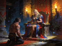 Seedream V4.5 — Tribal Guardian's Desire — Epic Fantasy