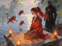 Seedream V4.5 — Altar of Desire — Impressionism