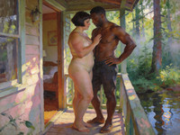 Seedream V4.5 — Cabin in the Woods — Impressionism