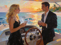 Seedream V4.5 — Luxury Yacht Romance — Impressionism