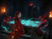 Seedream V4.5 — Altar of Desire — Neo Noir