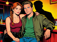 Seedream V4.5 — Speakeasy Hidden Tension — Pop Art