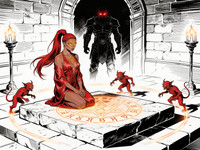 Seedream V4.5 — Altar of Desire — Pulp Ink