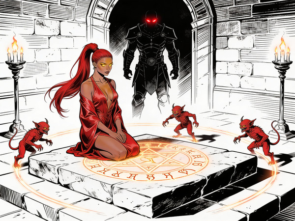 Seedream V4.5 — Altar of Desire — Pulp Ink