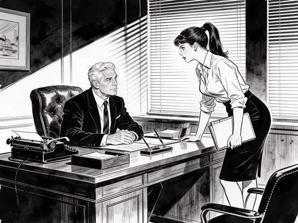 Seedream V4.5 — Office Heat Classics — Pulp Ink