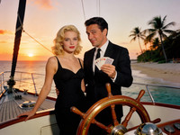 Seedream V4.5 — Luxury Yacht Romance — Retro