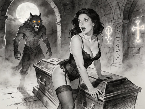 Seedream V4.5 — Moonlit Horror-Erotica Blend — Sketch