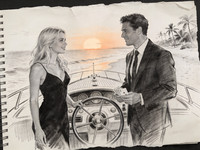 Seedream V4.5 — Luxury Yacht Romance — Sketch